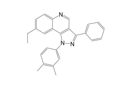 1-(3,4-dimethylphenyl)-8-ethyl-3-phenyl-1H-pyrazolo[4,3-c]quinoline