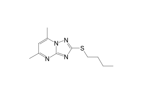 2-(butylsulfanyl)-5,7-dimethyl[1,2,4]triazolo[1,5-a]pyrimidine