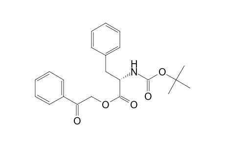 Phenacyl N-t-Boc-phenylalanine
