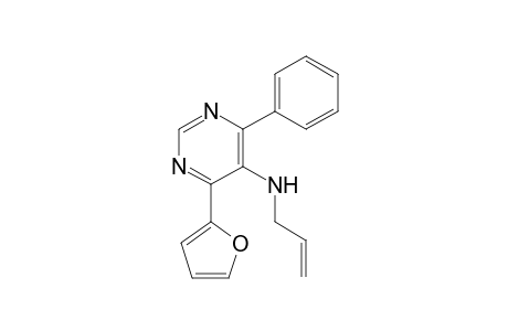 N-Allyl-4-(2-furyl)-6-phenyl-pyrimidin-5-amine
