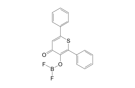 4H-Thiopyran-4-one, 3-[(difluoroboryl)oxy]-2,6-diphenyl-