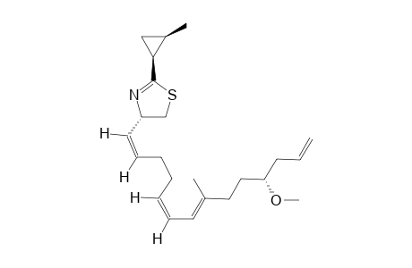 CURACIN-B;7Z,9E,2R,13R,19R,21S-ISOMER