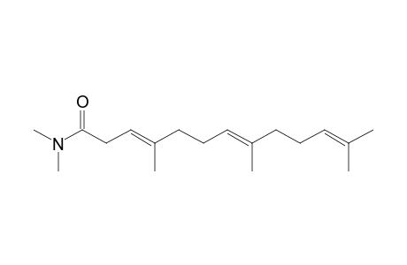 (3E,7E)-N,N,4,8,12-pentamethyltrideca-3,7,11-trienamide