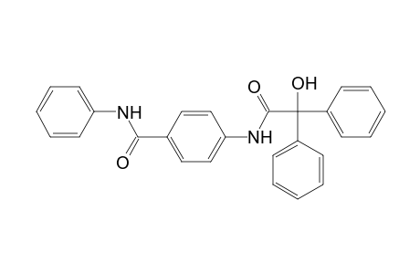 4-(2-Hydroxy-2,2-diphenyl-acetylamino)-N-phenyl-benzamide