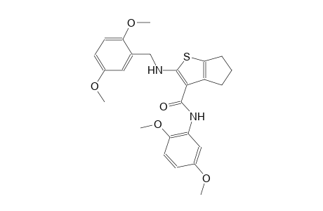 4H-cyclopenta[b]thiophene-3-carboxamide, N-(2,5-dimethoxyphenyl)-2-[[(2,5-dimethoxyphenyl)methyl]amino]-5,6-dihydro-