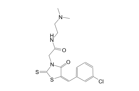 3-thiazolidineacetamide, 5-[(3-chlorophenyl)methylene]-N-[2-(dimethylamino)ethyl]-4-oxo-2-thioxo-, (5E)-