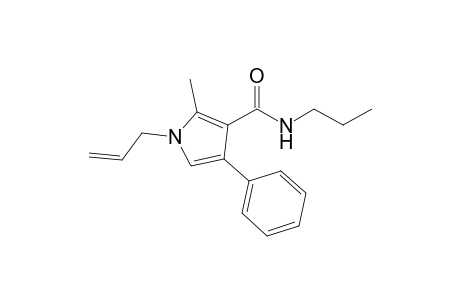 1-Allyl-2-methyl-4-phenyl-N3-propyl-1H-pyrrole-3-carboxamide