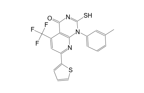 pyrido[2,3-d]pyrimidin-4(1H)-one, 2-mercapto-1-(3-methylphenyl)-7-(2-thienyl)-5-(trifluoromethyl)-