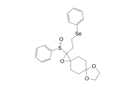 1,7,10-Trioxadispiro[2.2.4.2]dodecane, 2-[2-(phenylseleno)ethyl]-2-(phenylsulfinyl)-