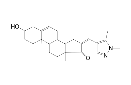 16-[(1,5-dimethyl-1H-pyrazol-4-yl)methylene]-3-hydroxyandrost-5-en-17-one