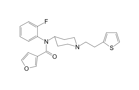 N-2-Fluorophenyl-N-(1-[2-(thiophen-2-yl)ethyl]-piperidin-4-yl)furan-3-carboxamide