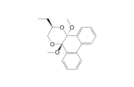 (2R*,4aS*,12bS*)-2-Ethyl-2,3,4a,12b-tetrahydro-4a,12b-dimethoxyphenanthreno[9,10-b][1,4]dioxine