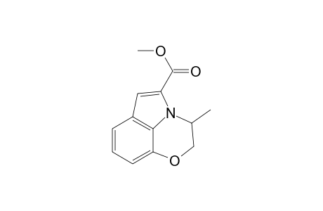 Pyrrolo[1,2,3-de]-1,4-benzoxazine-5-carboxylic acid, 2,3-dihydro-3-methyl-, methyl ester, (.+-.)-