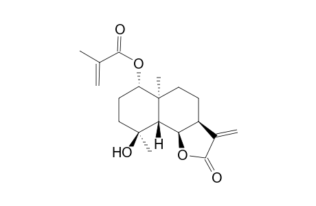 1.alpha.-(Methacryloyloxy)-4.beta.-hydroxy-10-epi-eudesman-6.beta.,12-olide
