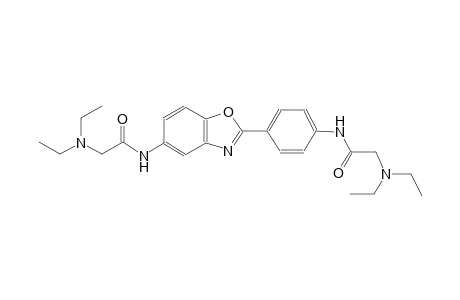2-(diethylamino)-N-[4-(5-{[(diethylamino)acetyl]amino}-1,3-benzoxazol-2-yl)phenyl]acetamide