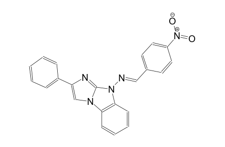 9H-imidazo[1,2-a]benzimidazol-9-amine, N-[(E)-(4-nitrophenyl)methylidene]-2-phenyl-