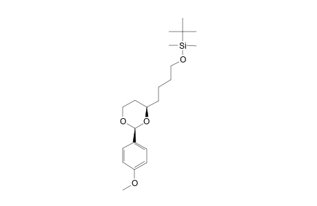 (+)-(2S,4R)-4-[4'-(TERT.-BUTYLDIMETHYLSILOXY)-BUTYL]-2-(PARA-METHOXYPHENYL)-1,3-DIOXANE
