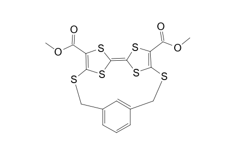 [2]Metacyclo-1,10-dithia[2]((3,6)-dicarbomethioxy(2,7)tetrathiafulvaleno)phane