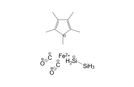 1-[Dicarbonyl(eta5-pentamethylcyclopentadienyl)ferrio]disilane