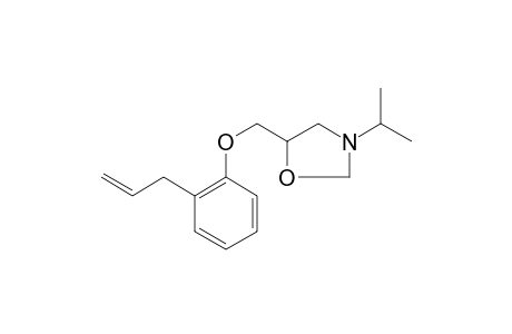 1-[N-isopropyloxazolidin-5'-yl)methoxy}-2-allylbenzene / alprenolol-(M+12)-artifact