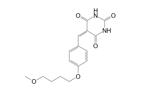 5-(4-(4-Methoxybutyl-oxy)benzylidene)pyrimidine-2,4,6(1H,3H,5H)-trione