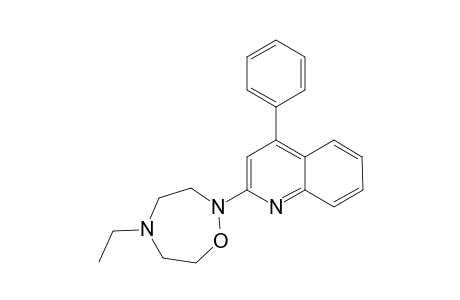 2-(5-ethyl-[1,2,5]oxadiazepan-2-yl)-4 phenyl-quinoline