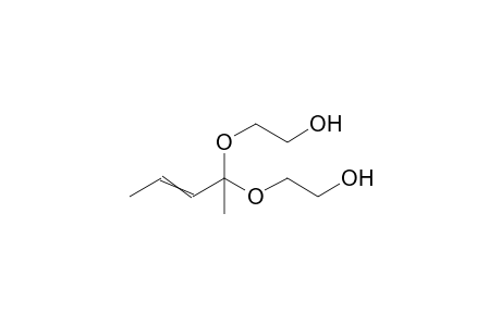 2,2'-(pent-3-ene-2,2-diylbis(oxy))bis(ethan-1-ol)