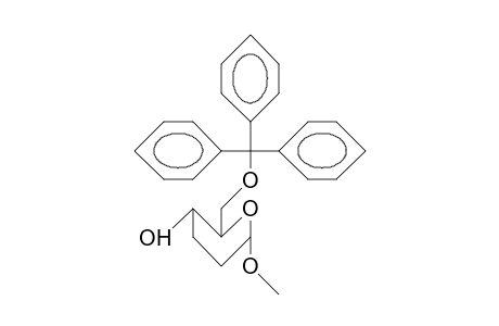 Methyl 2,3-dideoxy-6-O-trityl-A-D-erythro-hexopyranoside