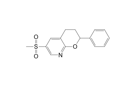 2H-Pyrano[2,3-b]pyridine, 3,4-dihydro-6-(methylsulfonyl)-2-phenyl-