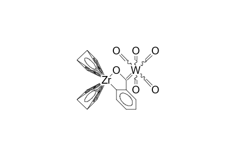 [4,5-Benzo-3-(dicyclopentadienyl-zirconia)-2-oxa-cyclopentylidene]-pentacarbonyl-tungsten