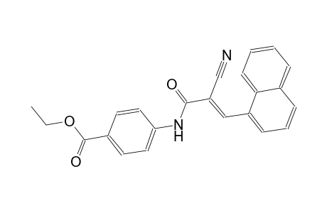 ethyl 4-{[(2E)-2-cyano-3-(1-naphthyl)-2-propenoyl]amino}benzoate