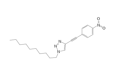 4-[(4-Nitrophenyl)ethynyl]-1-(decyl)-1H-1,2,3-triazole