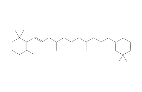 Boerhadiffusene [2',6','6'-trimethgylcyclohex-1'-enyl)-11-(3'',3''-dimethylcyclohexyl)-4,8-dimethylundec-1-ene]