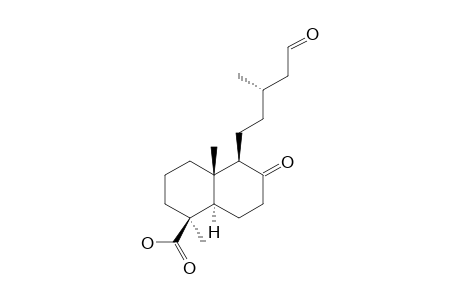 8,15-DIOXO-17-NORLABDAN-19-OIC-ACID