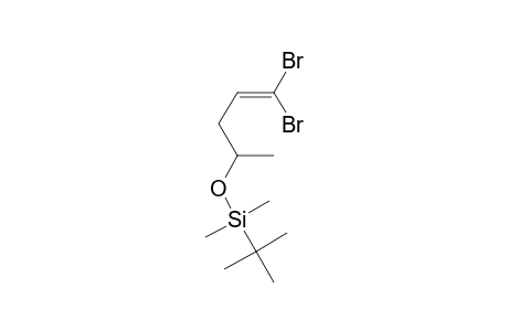 5,5-Dibromo-2-(tert-butyldimethylsiloxy)-4-pentene