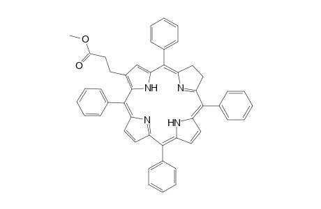 21H,23H-Porphine-2-propanoic acid, 7,8-dihydro-5,10,15,20-tetraphenyl-, methyl ester