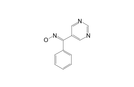 E-Phenyl(5-pyrimidinyl)methanone oxime