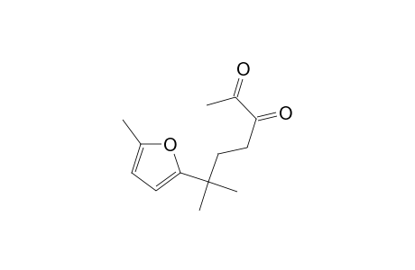 2,3-Heptanedione, 6-methyl-6-(5-methyl-2-furanyl)-