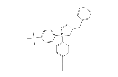 4-Benzyl-1,1-bis(4-tert-butylphenyl)-1-silacyclo-2-pentene