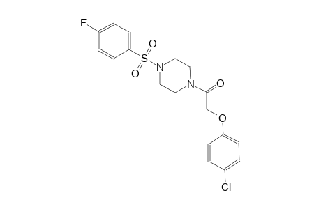 piperazine, 1-[(4-chlorophenoxy)acetyl]-4-[(4-fluorophenyl)sulfonyl]-