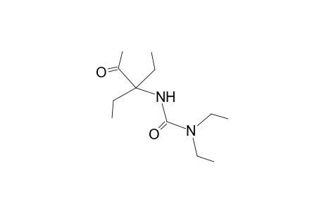 1,1-Diethyl-3-(3-ethyl-2-oxidanylidene-pentan-3-yl)urea