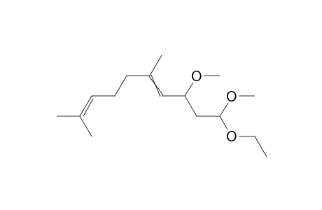 10-ethoxy-8,10-dimethoxy-2,6-dimethyl-deca-2,6-diene