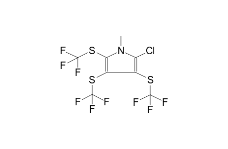 2-CHLORO-1-METHYL-3,4,5-TRIS(TRIFLUOROMETHYLTHIO)PYRROLE