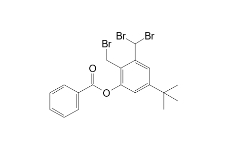 3-(Benzoyloxy)-.alpha.,.alpha.,alpha'.-tribromo-5-(t-butyl)-o-xylene
