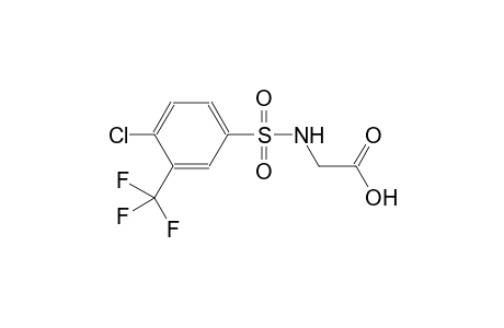 ({[4-chloro-3-(trifluoromethyl)phenyl]sulfonyl}amino)acetic acid