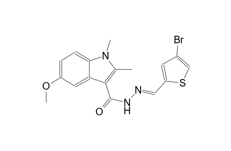 N'-[(E)-(4-bromo-2-thienyl)methylidene]-5-methoxy-1,2-dimethyl-1H-indole-3-carbohydrazide