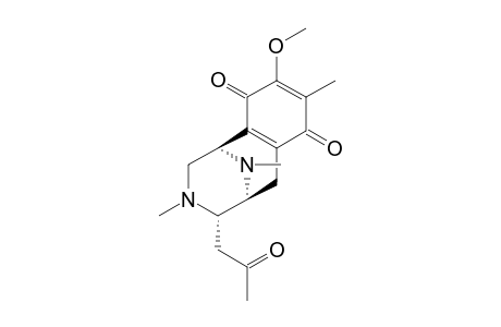 4-Acetylmethyl-1,2,3,4,5,6-hydro-9-methoxy-3,8,11-trimethyl-1,5-imino-3-benzazocine-7,10-dione