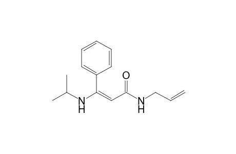 N-[2'-Propen-1'-yl]-3-phenyl-3-(isopropylamino)-2-propenamide