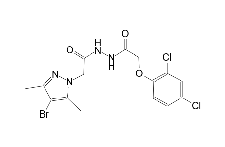 N'-[(4-bromo-3,5-dimethyl-1H-pyrazol-1-yl)acetyl]-2-(2,4-dichlorophenoxy)acetohydrazide