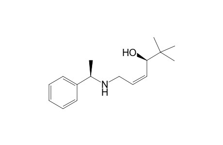 (Z,3R)-2,2-dimethyl-6-[[(1R)-1-phenylethyl]amino]-4-hexen-3-ol
